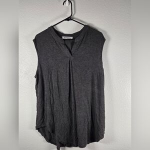 Doublju Charcoal Sleeveless Top